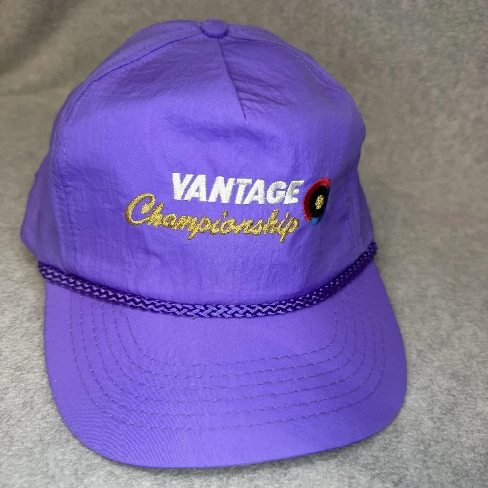Gold‎ Medal Hat Cap Snap Back Mens One Size Purple Vantage Championship Rope